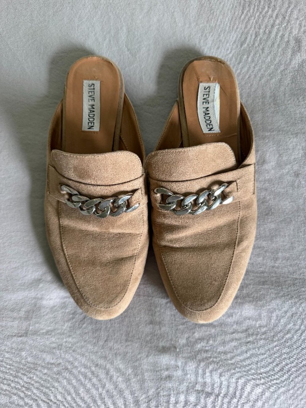Steve Madden suede mules
